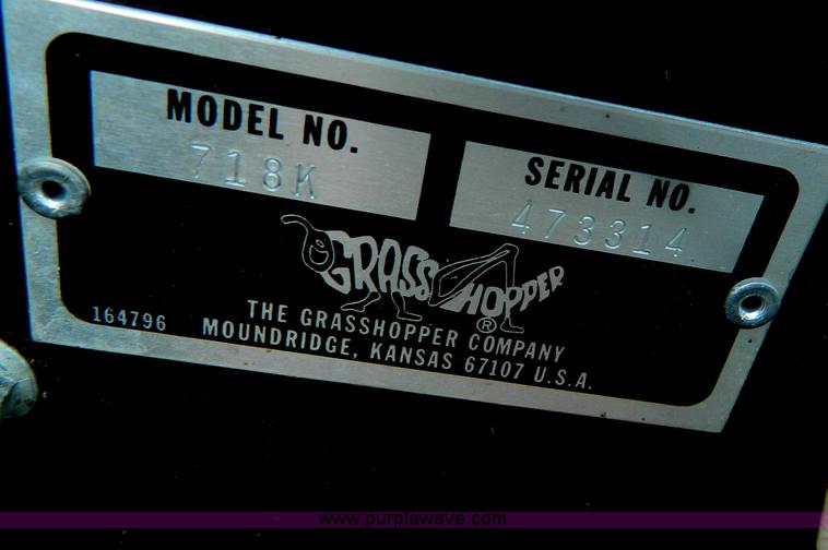 image for item B3763 Grasshopper 718K lawn mower