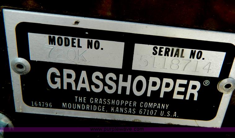 image for item B3764 Grasshopper 720K lawn mower