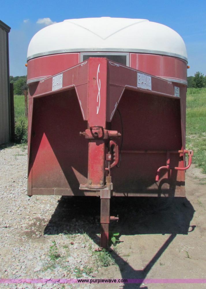image for item B7291 1984 Blair livestock trailer