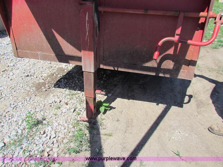 image for item B7291 1984 Blair livestock trailer