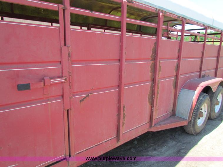 image for item B7291 1984 Blair livestock trailer