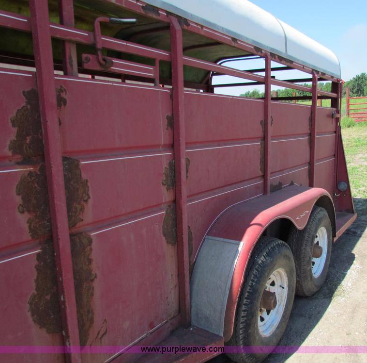 image for item B7291 1984 Blair livestock trailer