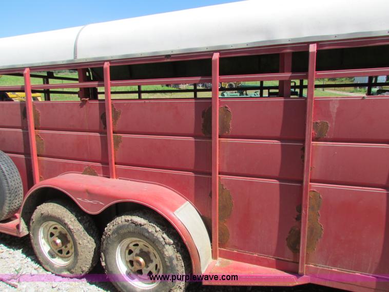 image for item B7291 1984 Blair livestock trailer