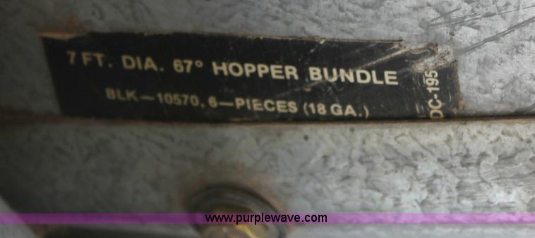 image for item C2554 GSI stainless steel bulk feed grain bin