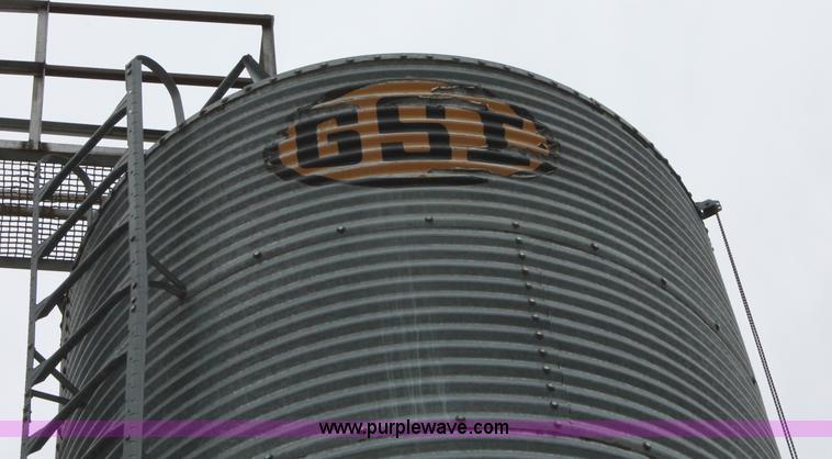 image for item C2555 GSI stainless steel bulk feed grain bin