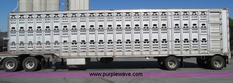 image for item D3196 1999 Barrett 50' livestock trailer