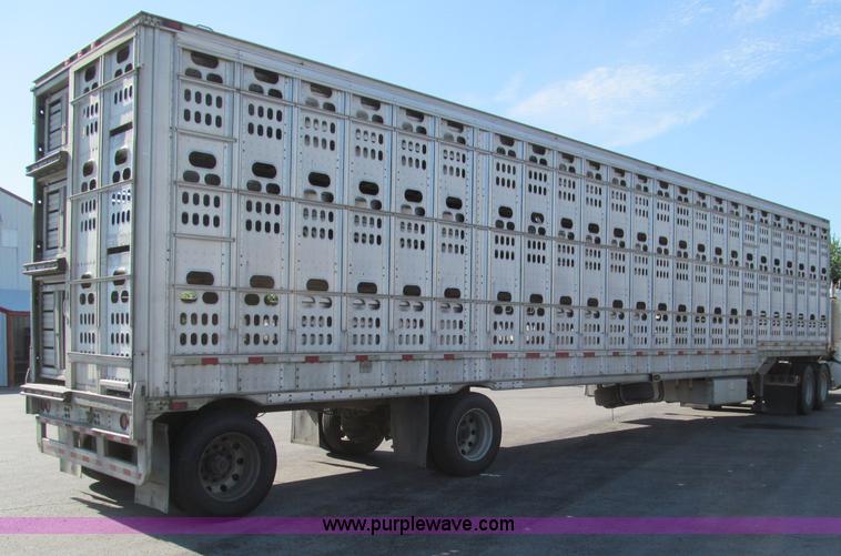 image for item D3196 1999 Barrett 50' livestock trailer