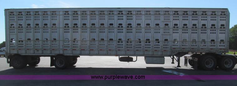 image for item D3196 1999 Barrett 50' livestock trailer
