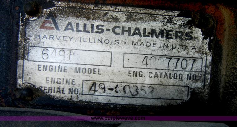 image for item D4125 Allis-Chalmers 7020 tractor