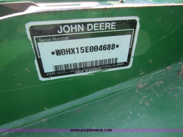 image for item D5583 2004 John Deere HX15 15' batwing mower