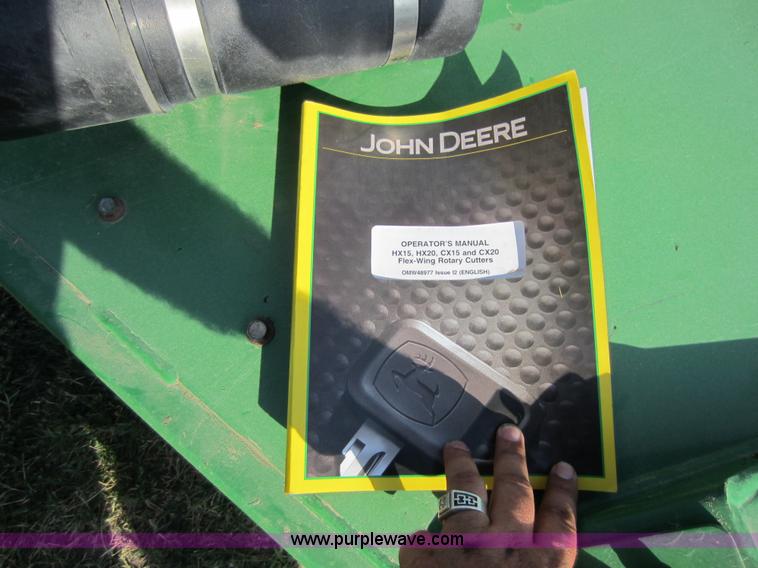 image for item D5583 2004 John Deere HX15 15' batwing mower