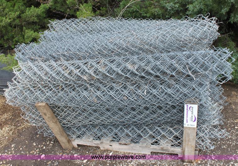 image for item D7931 (21) rolls of 5' chain link fence
