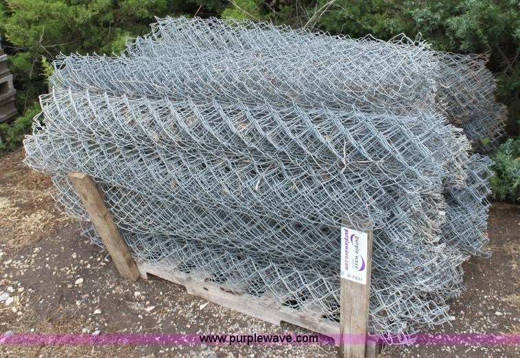 image for item D7931 (21) rolls of 5' chain link fence