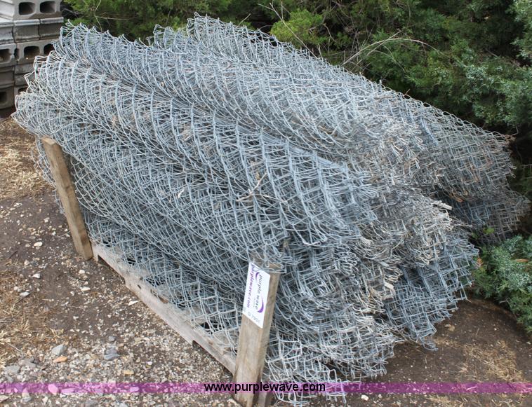 image for item D7931 (21) rolls of 5' chain link fence