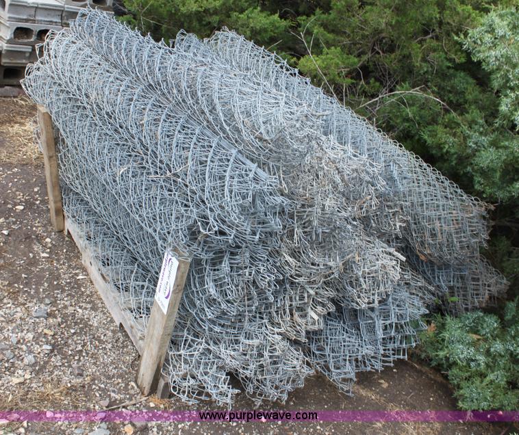 image for item D7931 (21) rolls of 5' chain link fence