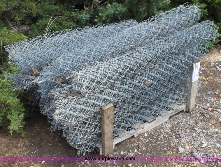 image for item D7931 (21) rolls of 5' chain link fence