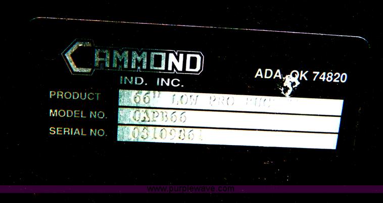 image for item M9844 Cammond 66" smooth edge skid steer bucket