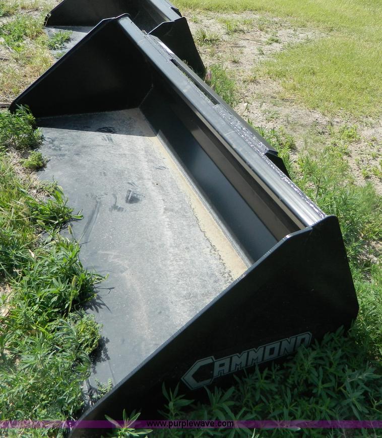 image for item M9845 Cammond 72" smooth edge skid steer bucket