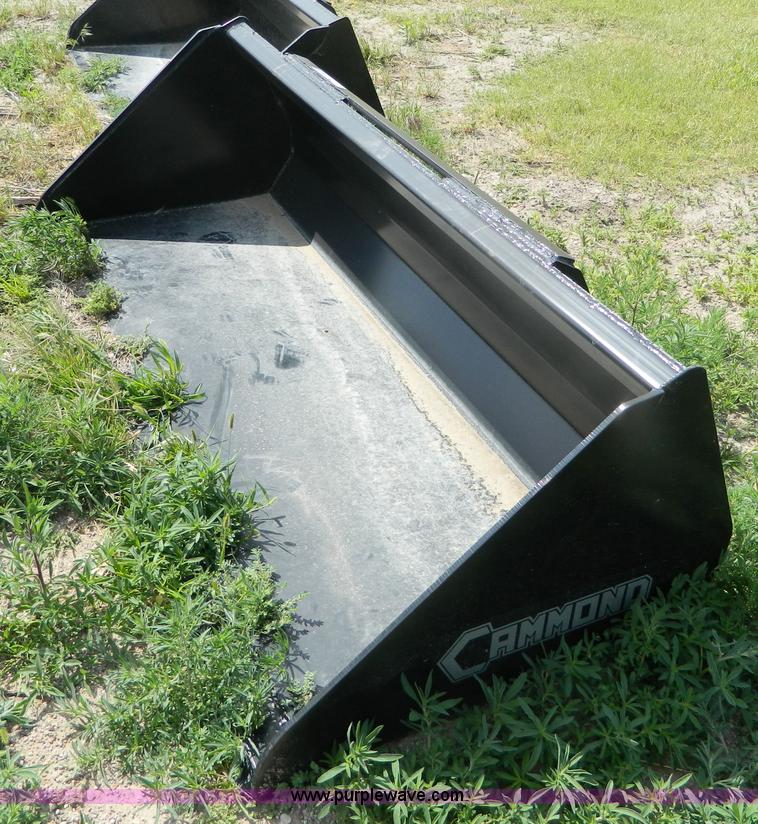 image for item M9845 Cammond 72" smooth edge skid steer bucket