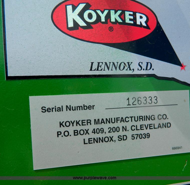 image for item M9846 Koyker 185 loader and bucket
