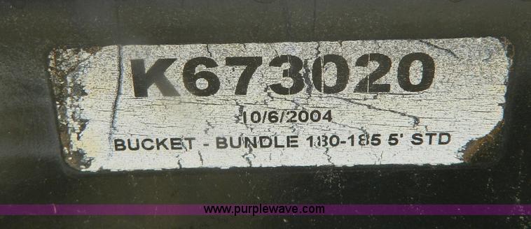 image for item M9846 Koyker 185 loader and bucket