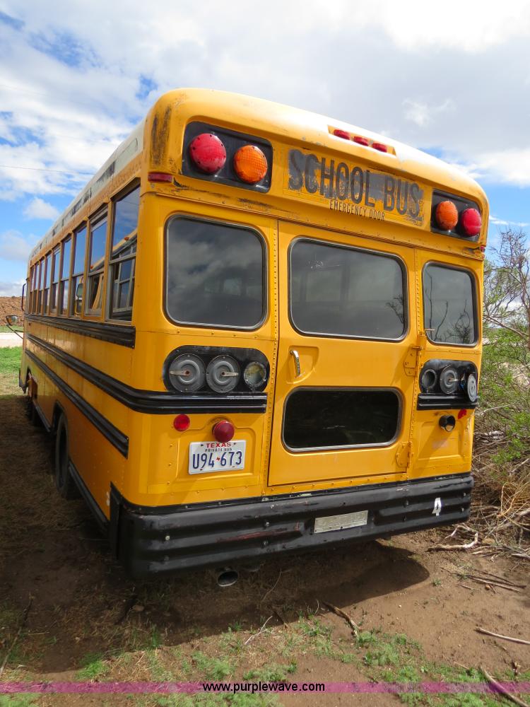 image for item A5342 1997 Blue Bird TC2000 school bus