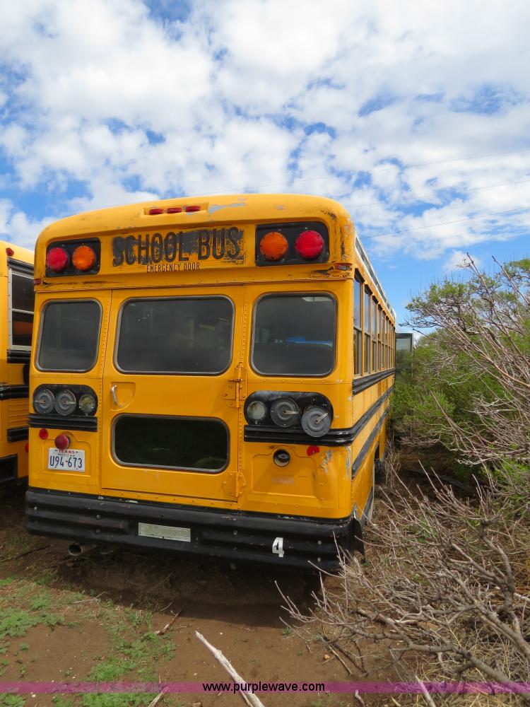image for item A5342 1997 Blue Bird TC2000 school bus