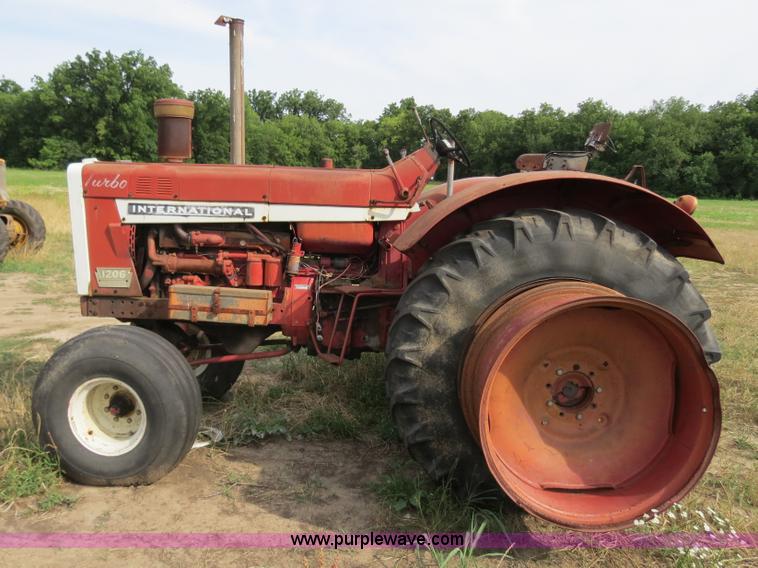 image for item B2406 1967 International 1206 Wheatland tractor
