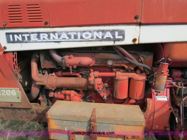 image for item B2406 1967 International 1206 Wheatland tractor