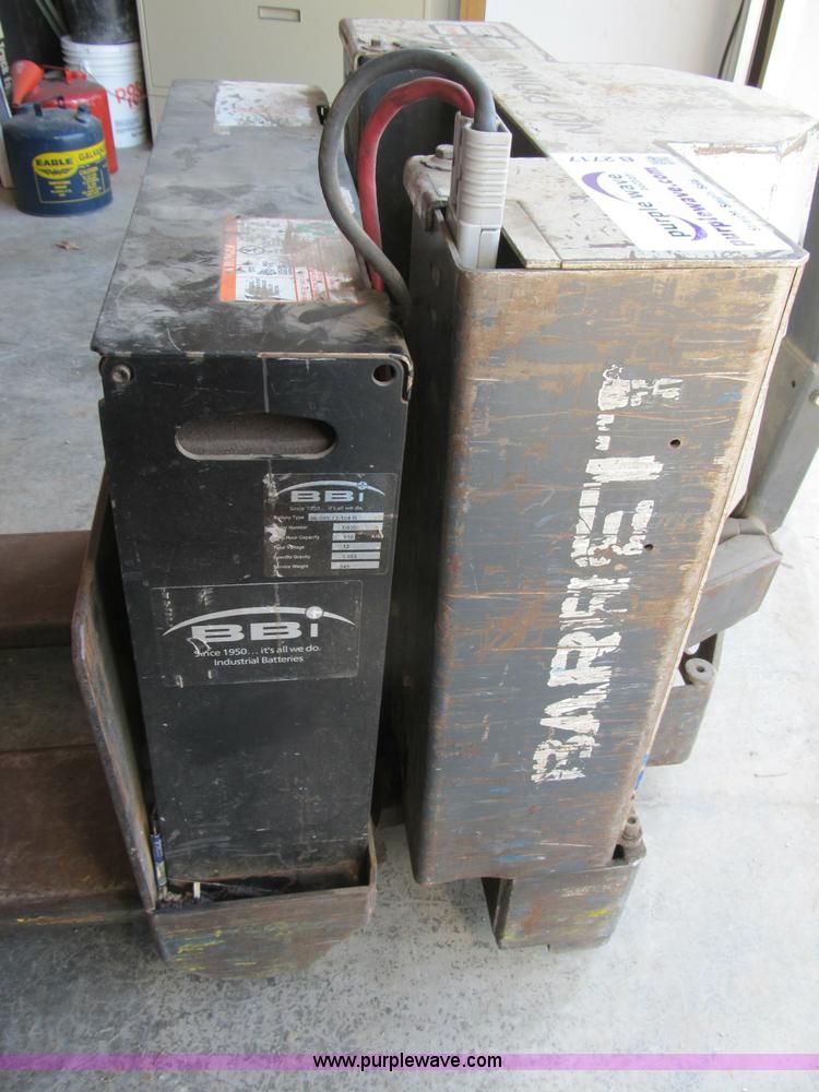 image for item B2717 Barrett 12v electric pallet jack