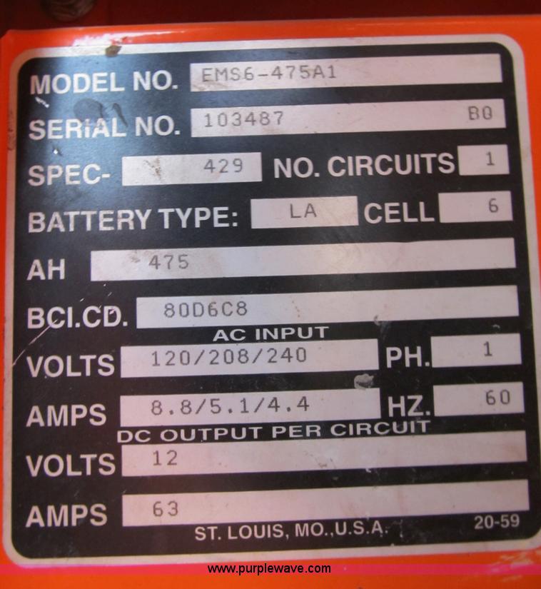 image for item B2717 Barrett 12v electric pallet jack