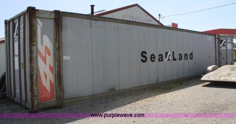 image for item B6758 1988 45' aluminum storage container
