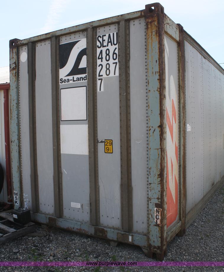 image for item B6758 1988 45' aluminum storage container