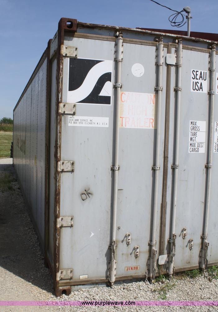 image for item B6758 1988 45' aluminum storage container