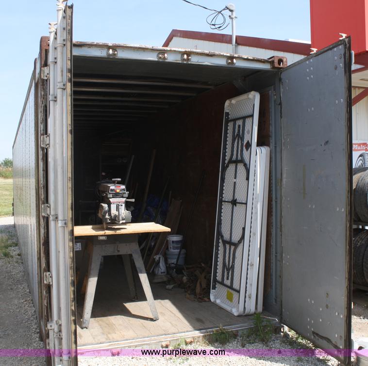 image for item B6758 1988 45' aluminum storage container