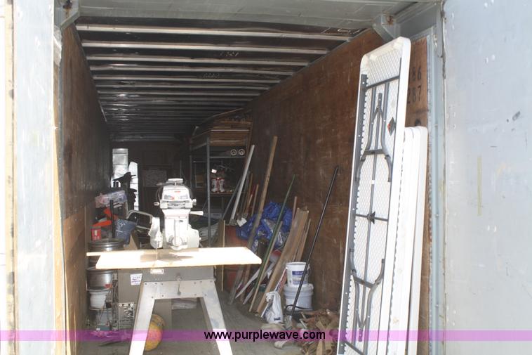 image for item B6758 1988 45' aluminum storage container