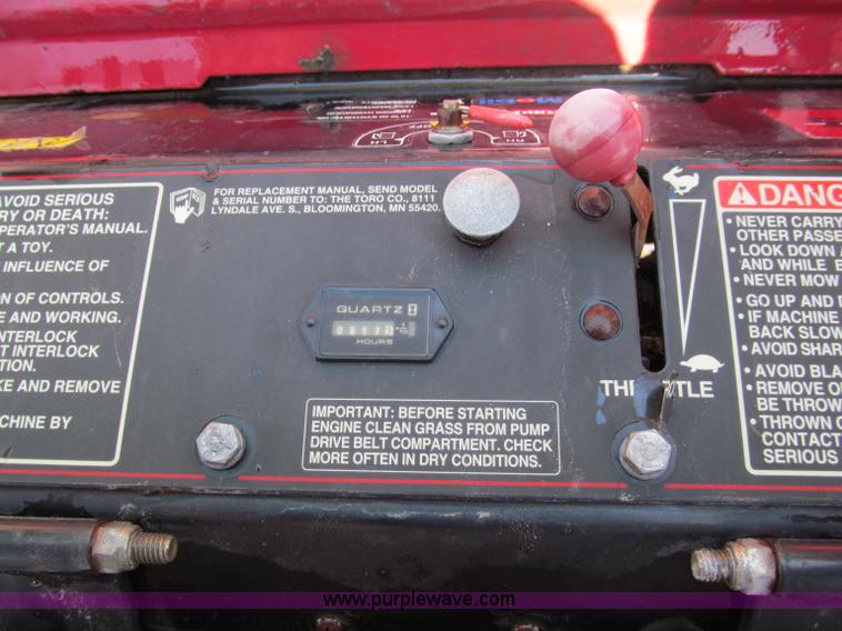 image for item C2204 Toro Z Master 253 ZTR commercial lawn mower