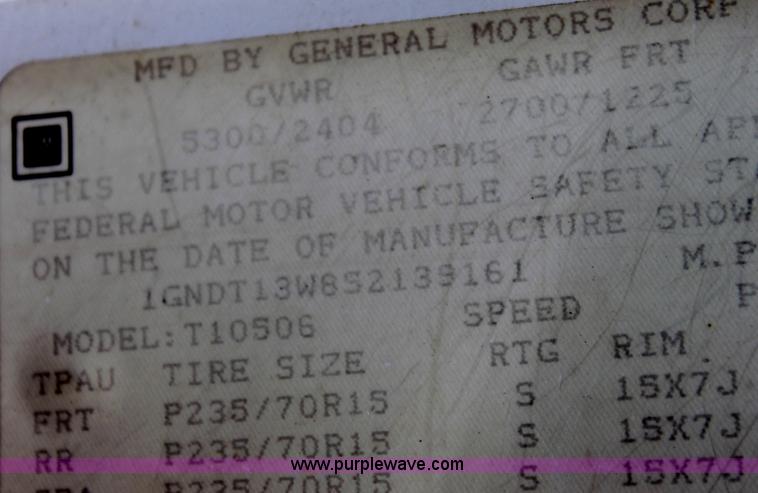 image for item D5115 1995 Chevrolet Blazer LT