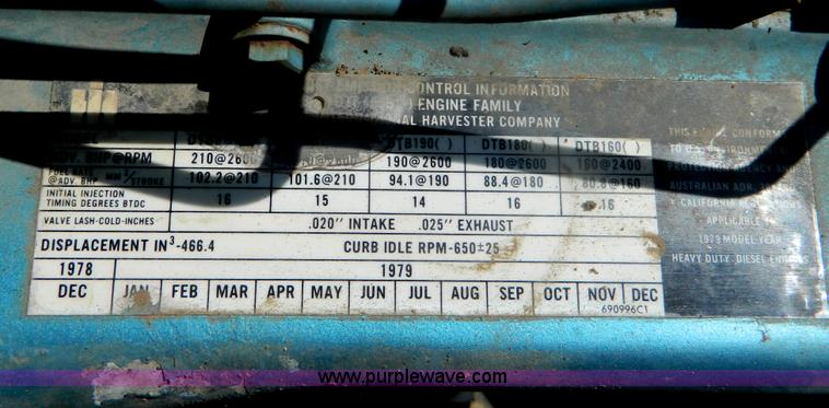 image for item M9792 International 466 diesel engine