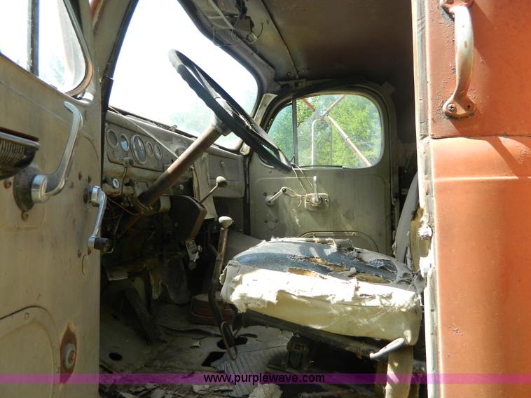 image for item M9804 1961 Gold Comet Reo flatbed truck