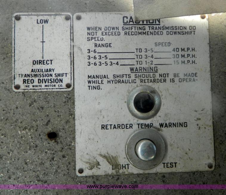 image for item M9804 1961 Gold Comet Reo flatbed truck