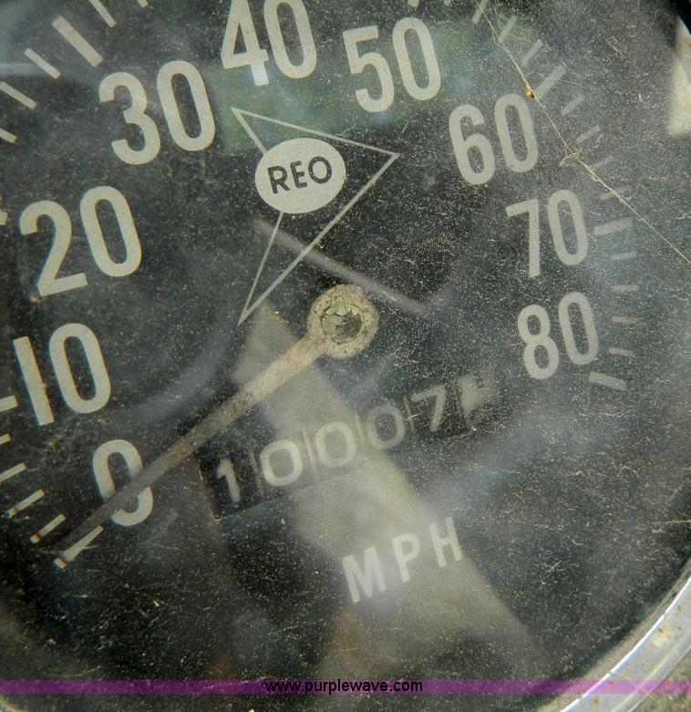 image for item M9804 1961 Gold Comet Reo flatbed truck