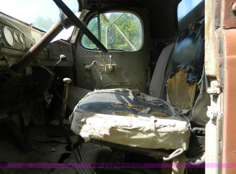 image for item M9804 1961 Gold Comet Reo flatbed truck