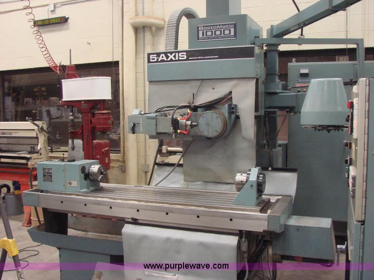 image for item R9522 1984 Bostomatic 1000 5-Axis CNC machine