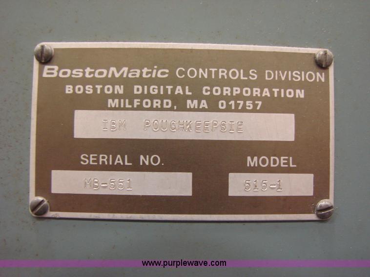 image for item R9522 1984 Bostomatic 1000 5-Axis CNC machine