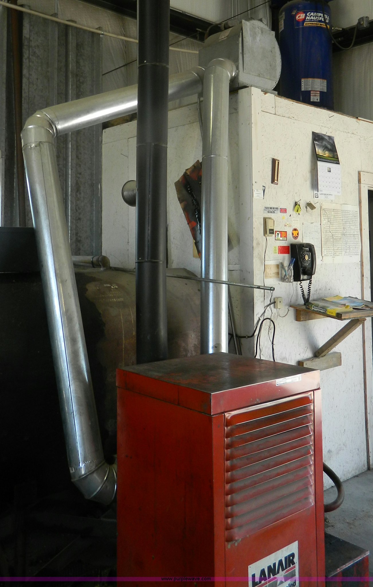 Lanair L110E used oil burner/heater in Scandia, KS Item M9781 sold