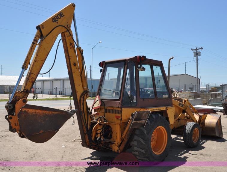 image for item A5914 1986 Case 480E backhoe