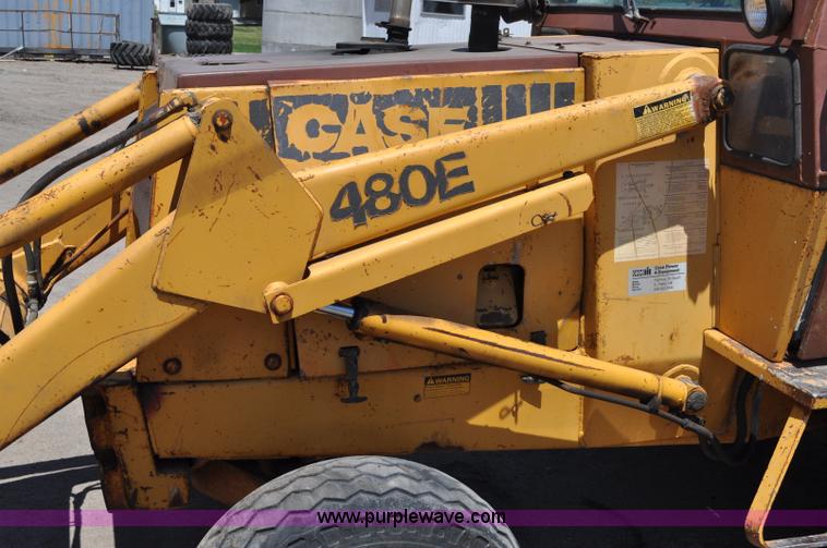 image for item A5914 1986 Case 480E backhoe