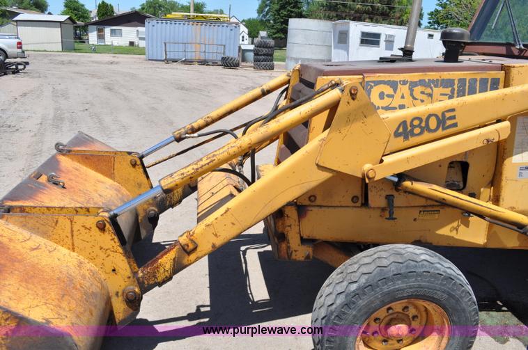 image for item A5914 1986 Case 480E backhoe
