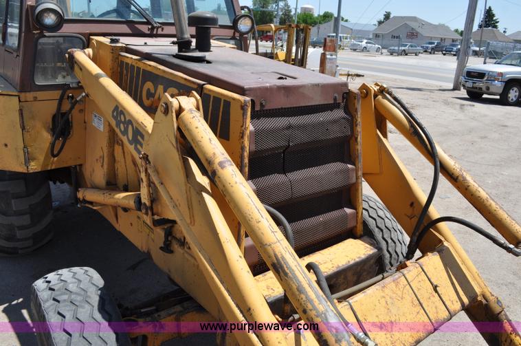 image for item A5914 1986 Case 480E backhoe